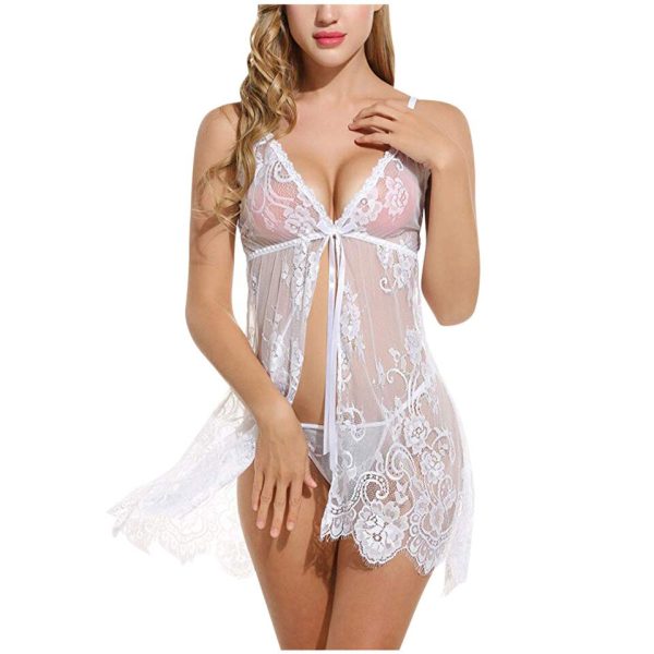 Lace Babydoll & Thong - Image 2