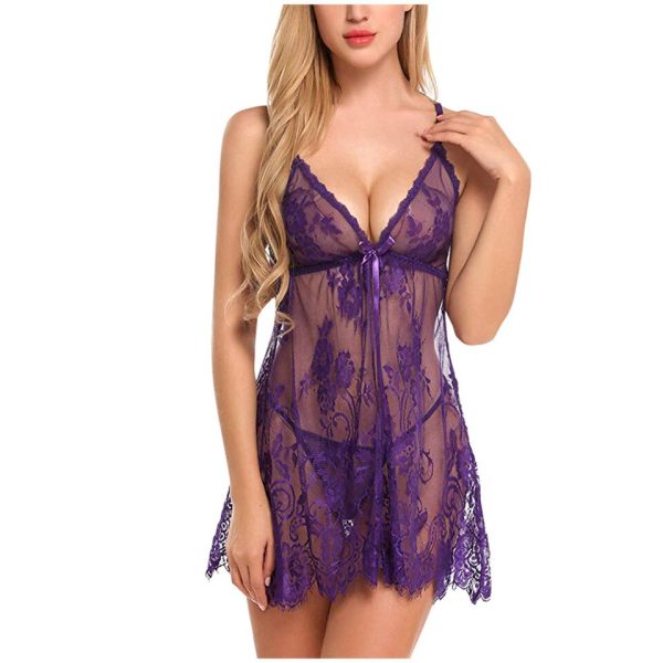 Lace Babydoll & Thong - Image 4