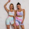 Tye Dye Seamless Sports Bra & Shorts Set