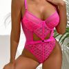 Pink Abstract Bodysuit