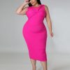 Short Sleeve Midi Dress - Image 4