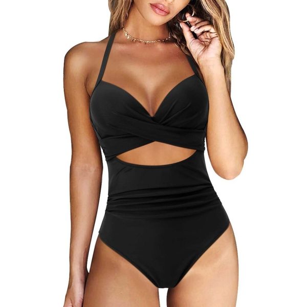 Cut Out Halter Swimsuit - Image 3