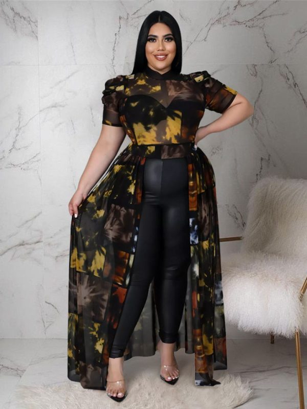 Short Sleeved Shirt Dress - Image 3