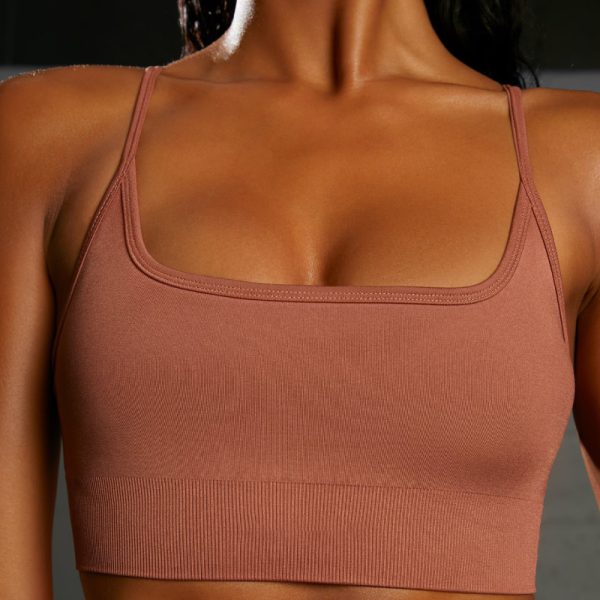 Seamless Rust Sports Bra