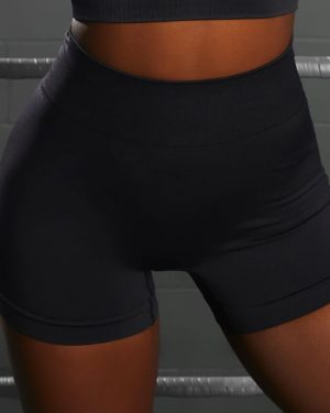 Seamless Black Shorts