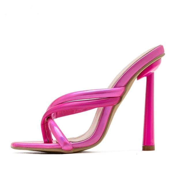 Dual Toe Loop Heeled Sandals - Image 3