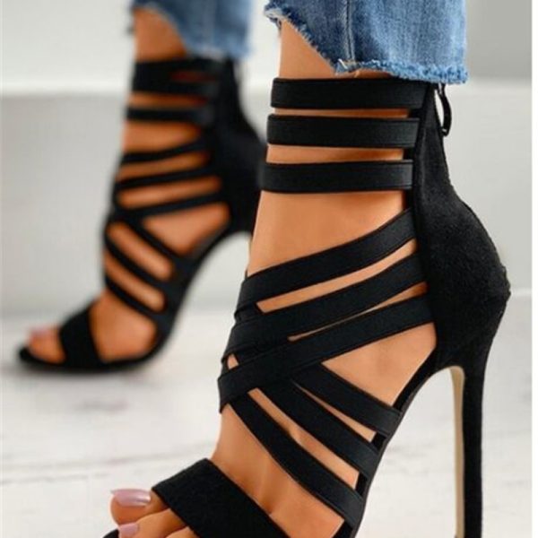 Open Toe Gladiator Heels
