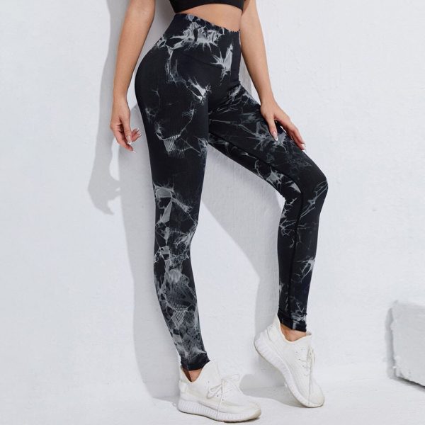 Seamless Tie Dye Leggings - Image 3