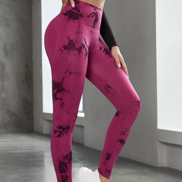 Seamless Tie Dye Leggings - Image 7