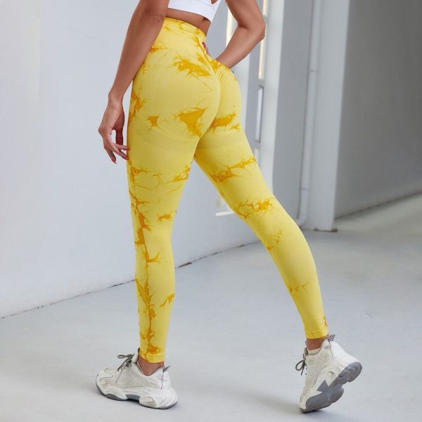 Seamless Tie Dye Leggings - Image 6