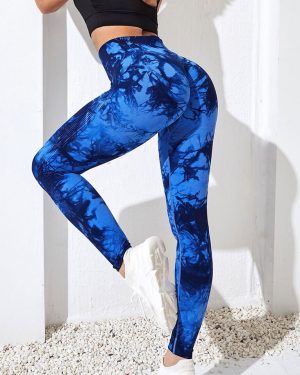 Seamless Tie Dye Leggings