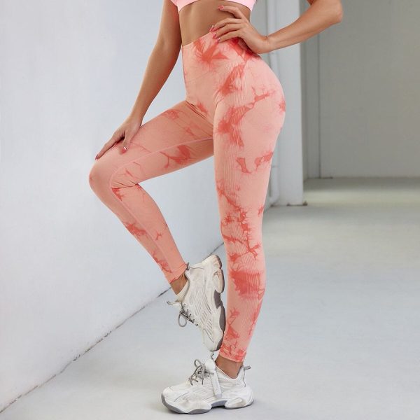 Seamless Tie Dye Leggings - Image 5