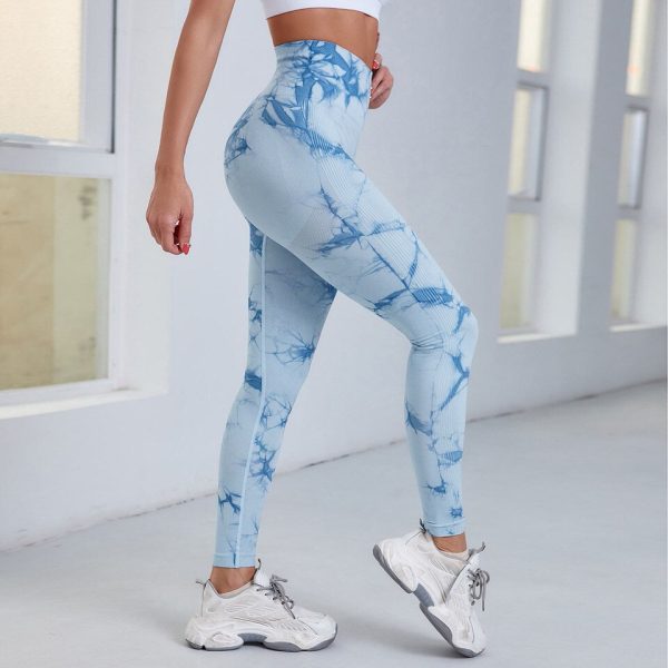 Seamless Tie Dye Leggings - Image 4