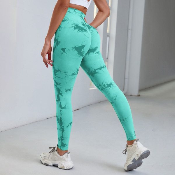 Seamless Tie Dye Leggings - Image 8