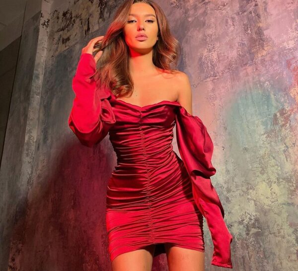 Off Shoulder Mini Dress