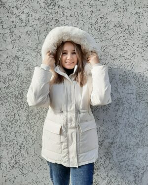 Padded Fur Parka Jacket