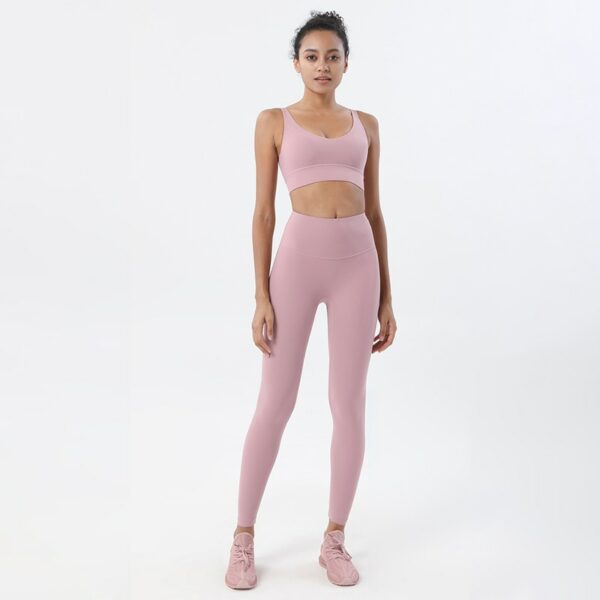 Crop And Leggings Workout Set - Image 4