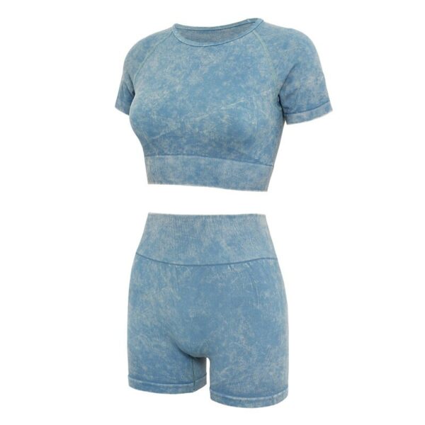 Seamless Top And Shorts Set - Image 2