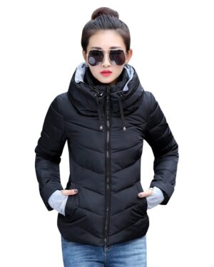 Parka Padded Panel No Hood Jacket