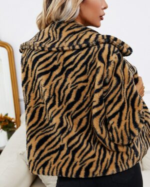 Tiger Faux Fur Jacket