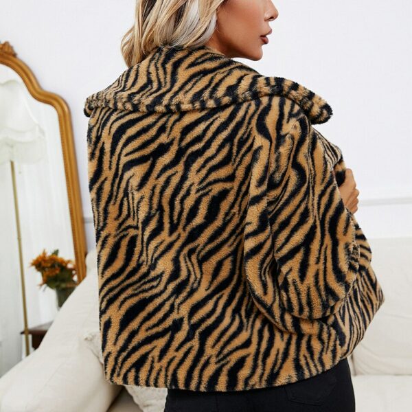 Tiger Faux Fur Jacket - Image 2