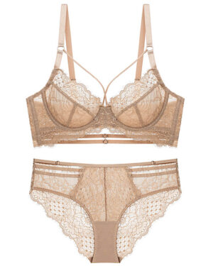 Push Up Brassiere Lace Bra And Underwear Set