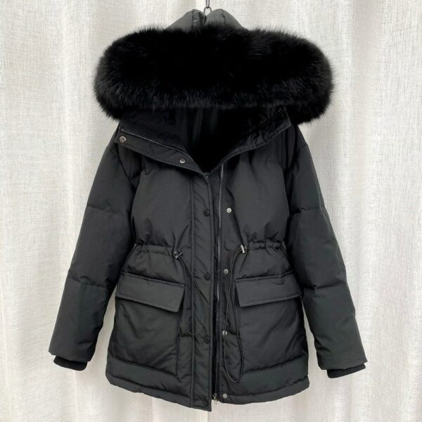 Padded Fur Parka Jacket - Image 2