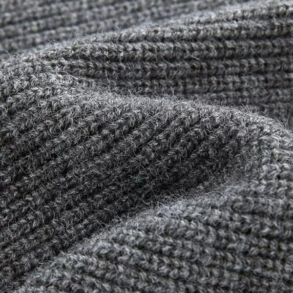 Black Long Sleeve Cross Sweater - Image 2