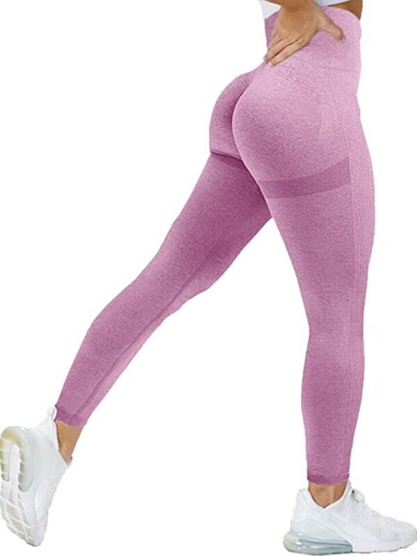 Seamless High Waist Workout Leggings - Image 4