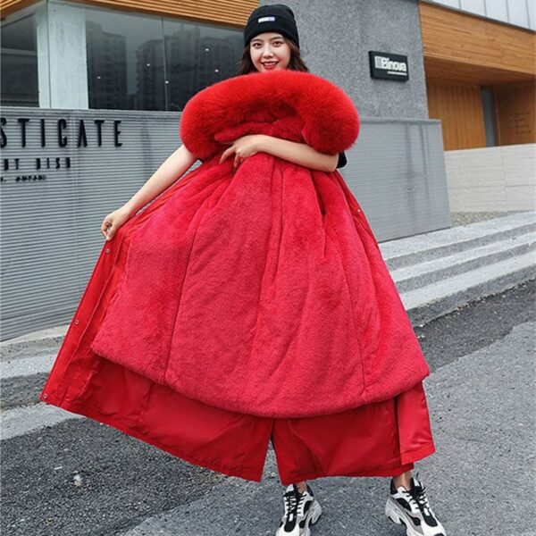 Long Parka Reversible Hooded Coat - Image 3