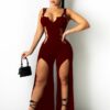 High Split Sleeveless Jumpsuit - Image 6