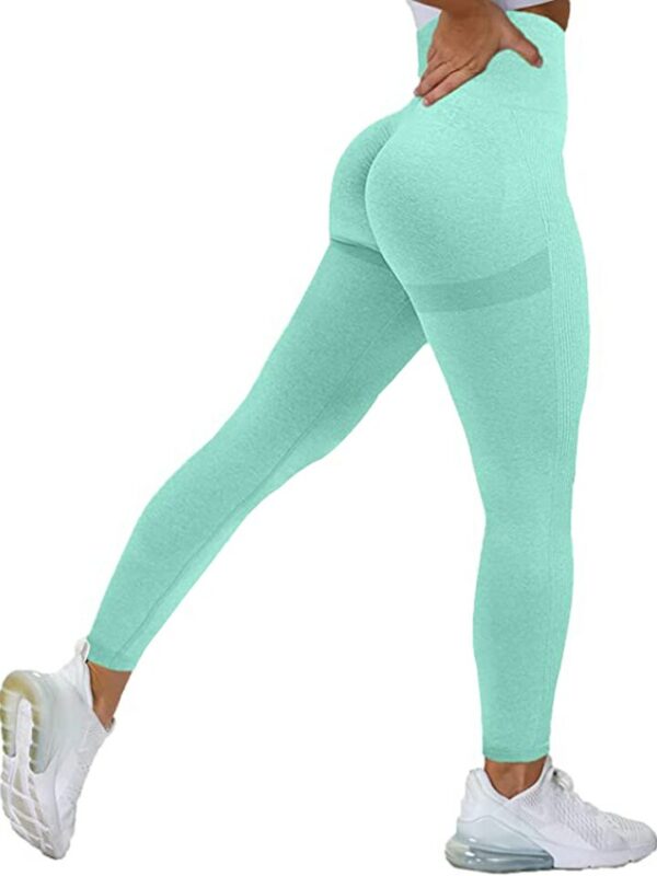 Seamless High Waist Workout Leggings - Image 7