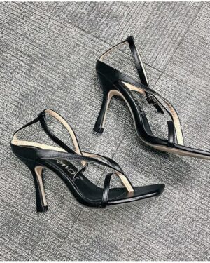 Black Ankle Strap Pumps