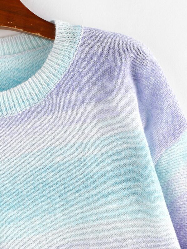 Ombre Tie Dye Sweater Women - Image 3