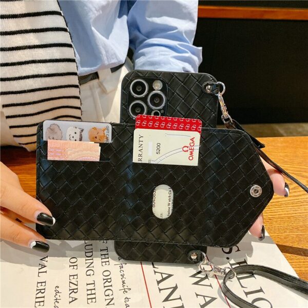 Luxury Braided iPhone Wallet Bag - Image 2