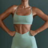 Black Cross Back Bra - Image 4