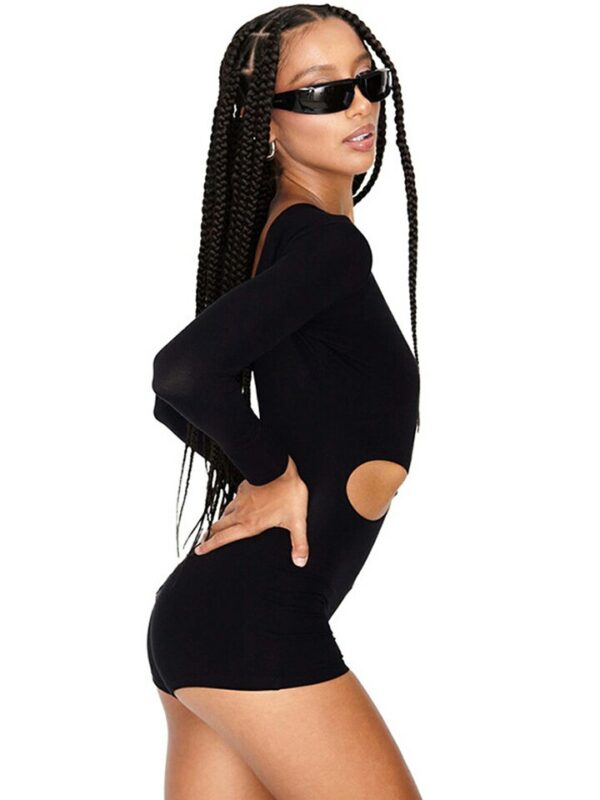 Cut Out Shorts Playsuit - Image 3