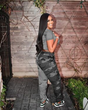 Grey Camouflage Print Stretchy Tracksuit