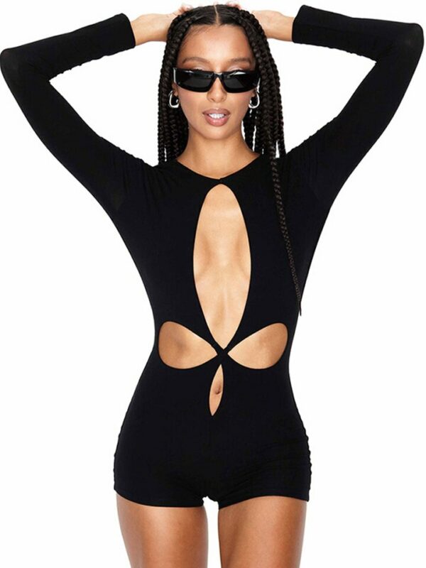Cut Out Shorts Playsuit - Image 5