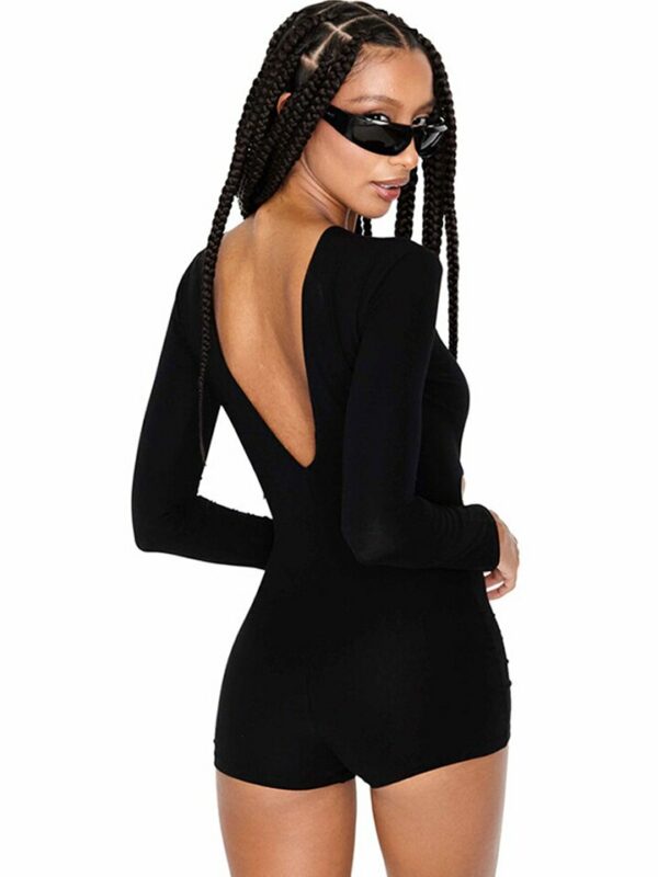 Cut Out Shorts Playsuit - Image 4