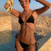 Adjustable Strap Ring Bikini Set