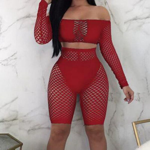 Crochet 2-Piece Swimsuit Cover Up - Image 6