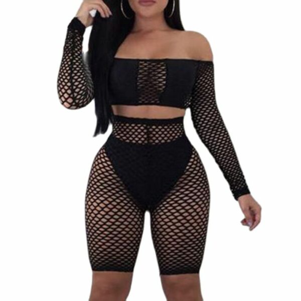 Crochet 2-Piece Swimsuit Cover Up