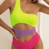 One Piece Off Shoulder Swimwear - Image 2