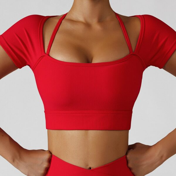 Short Sleeve Crop Top T-Shirt - Image 5