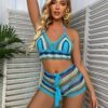 Crochet striped top & shorts - Image 6