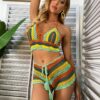 Crochet striped top & shorts - Image 7