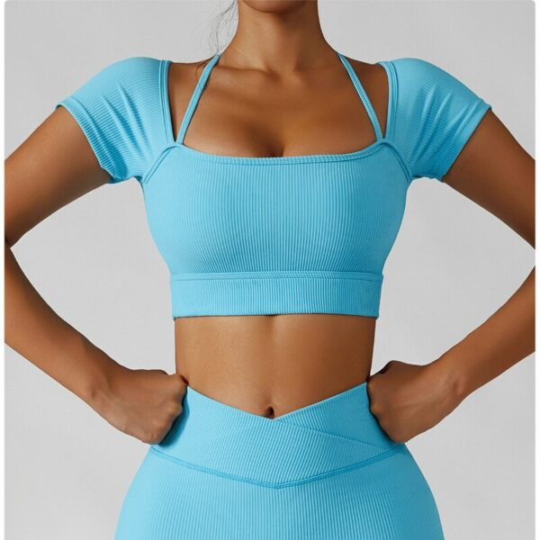 Short Sleeve Crop Top T-Shirt - Image 2