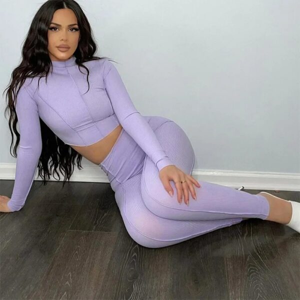 Long Sleeve Top & Pants Tracksuit - Image 3