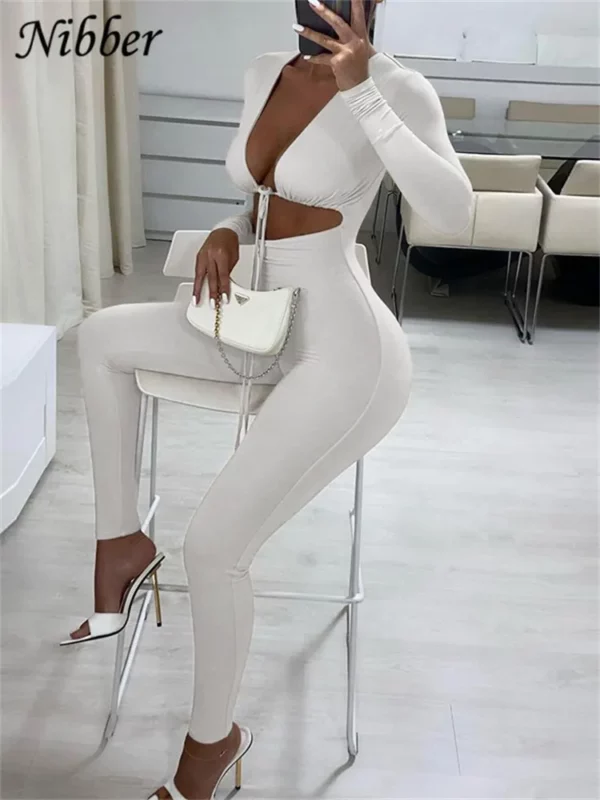 Hollow Out Sexy Jumpsuit - Image 2